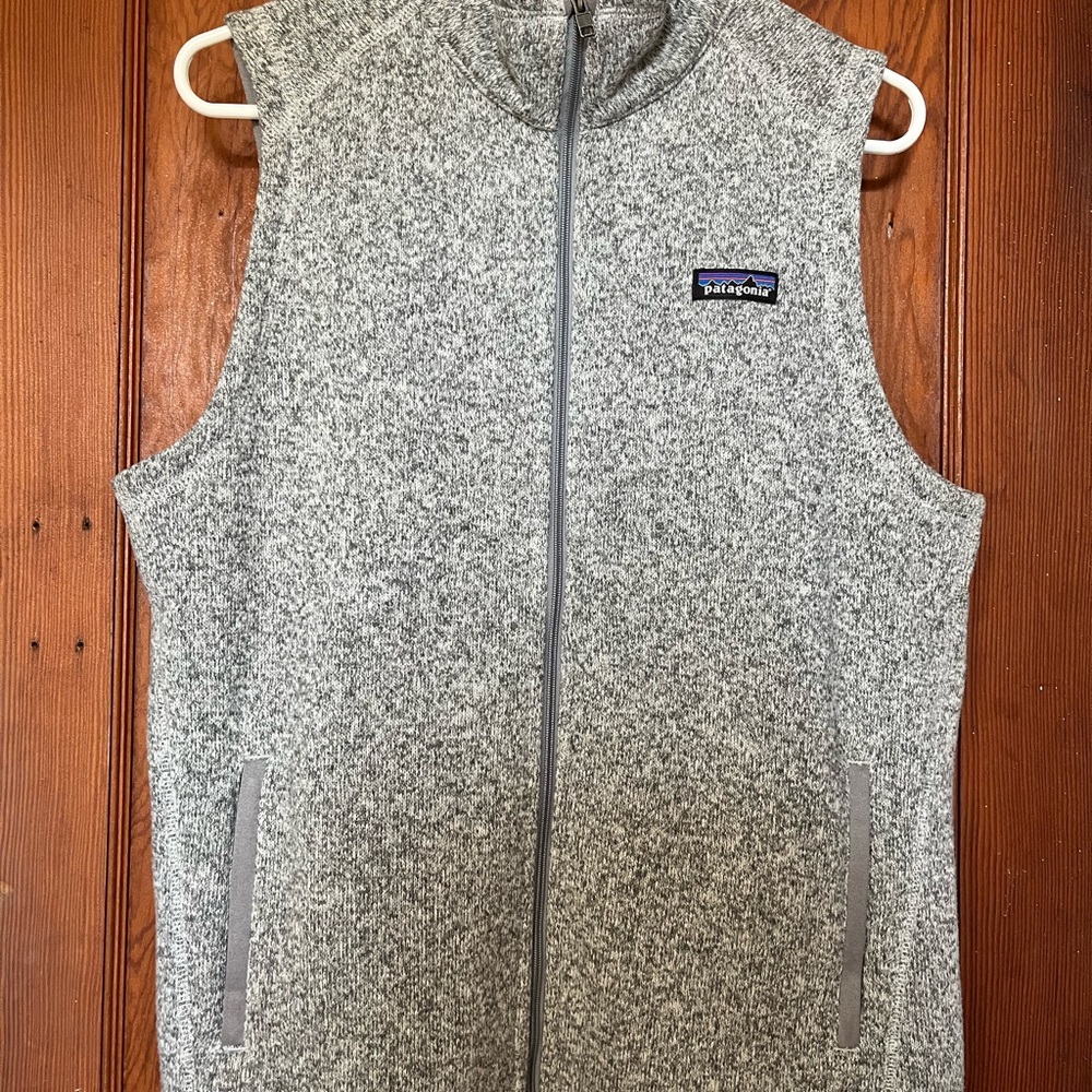 Woman’s Gray Patagonia Vest size Lg